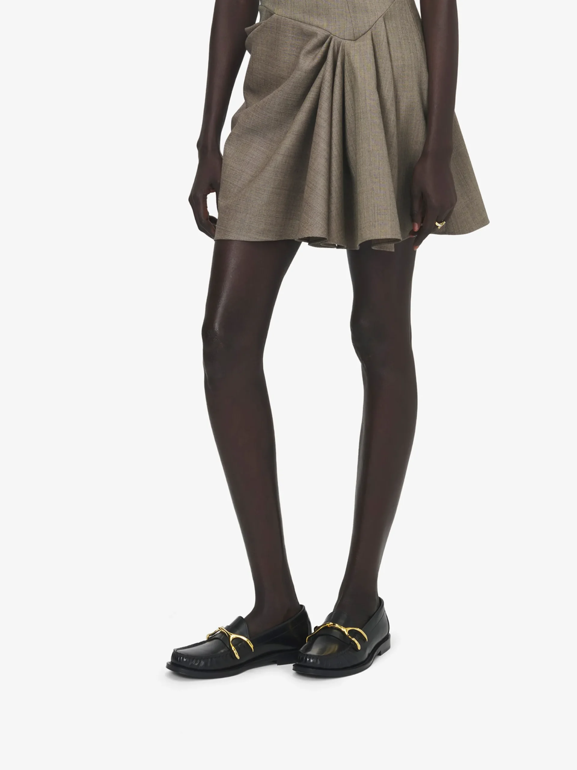 Mocassini Wishbone da Donna in Nero