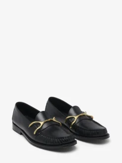 Mocassini Wishbone da Uomo in Nero