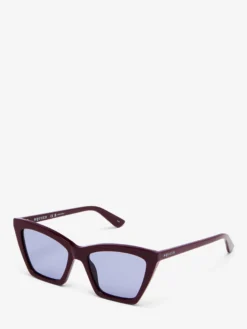 Occhiali da sole Cat-eye geometrici Spike da Donna in Bordeaux/Blu
