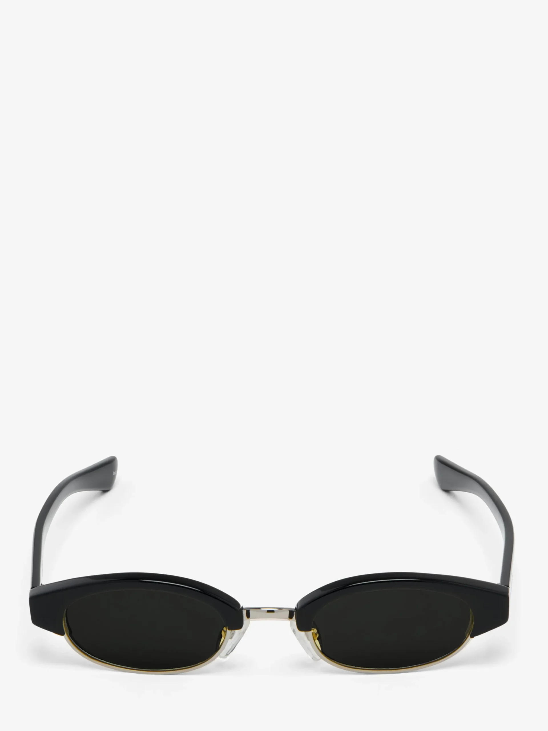 Occhiali da sole McQueen Ellipse in Nero/Fumé