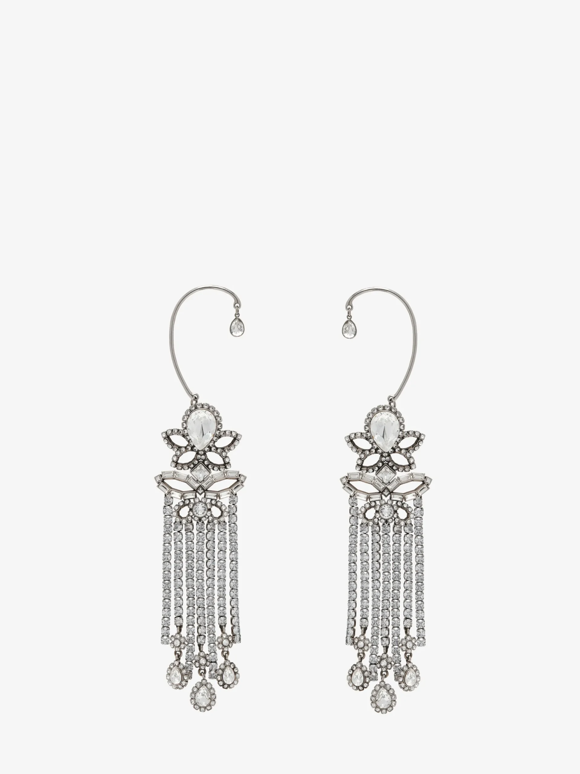 Orecchini Chandelier da Donna in Finitura argento anticato