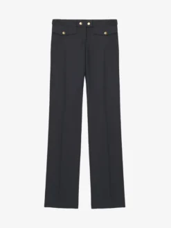 Pantaloni a gamba dritta da Donna in Nero