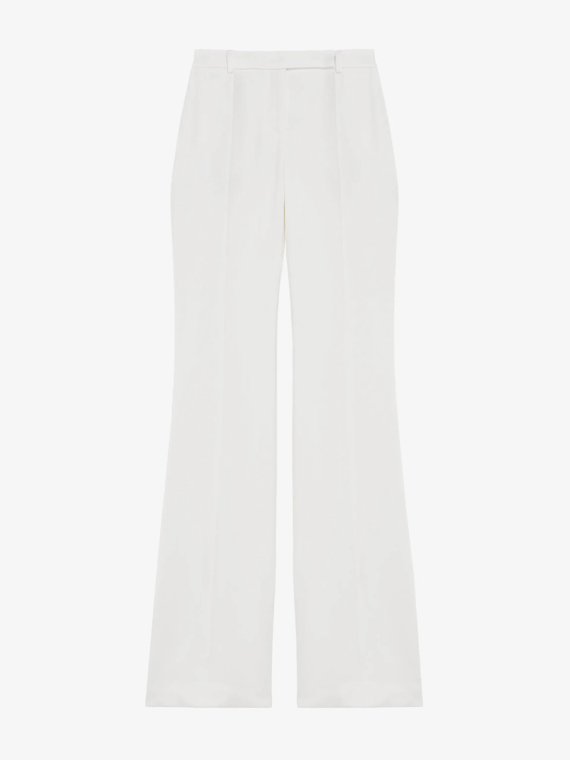 Pantaloni Bootcut da Donna in Avorio Chiaro