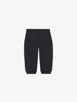 Pantaloni Capri sartoriali da Donna in Nero
