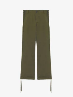 Pantaloni con dettaglio lacci da Uomo in Verde