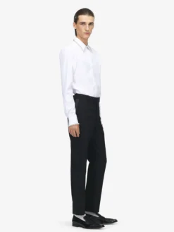 Pantaloni Smoking da Uomo in Nero