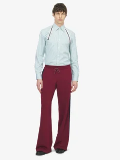 Pantaloni sportivi con logo McQueen da Uomo in Rosso