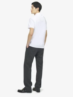 Polo Harness da Uomo in Bianco Ottico