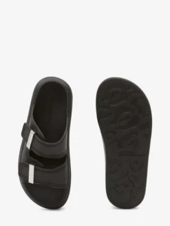 Sandali Hybrid da Uomo in Nero/Argento