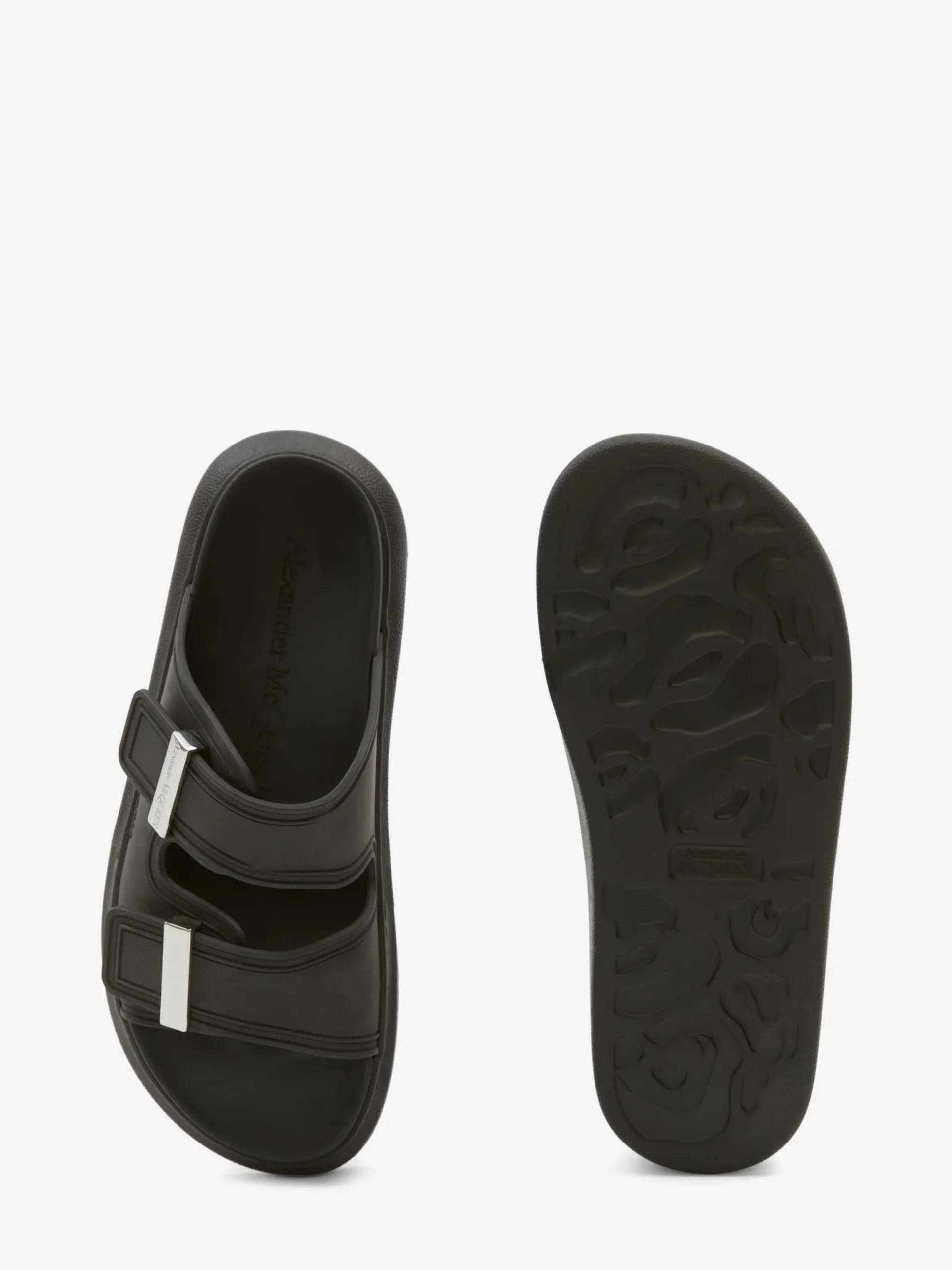 Sandali Hybrid da Uomo in Nero/Argento