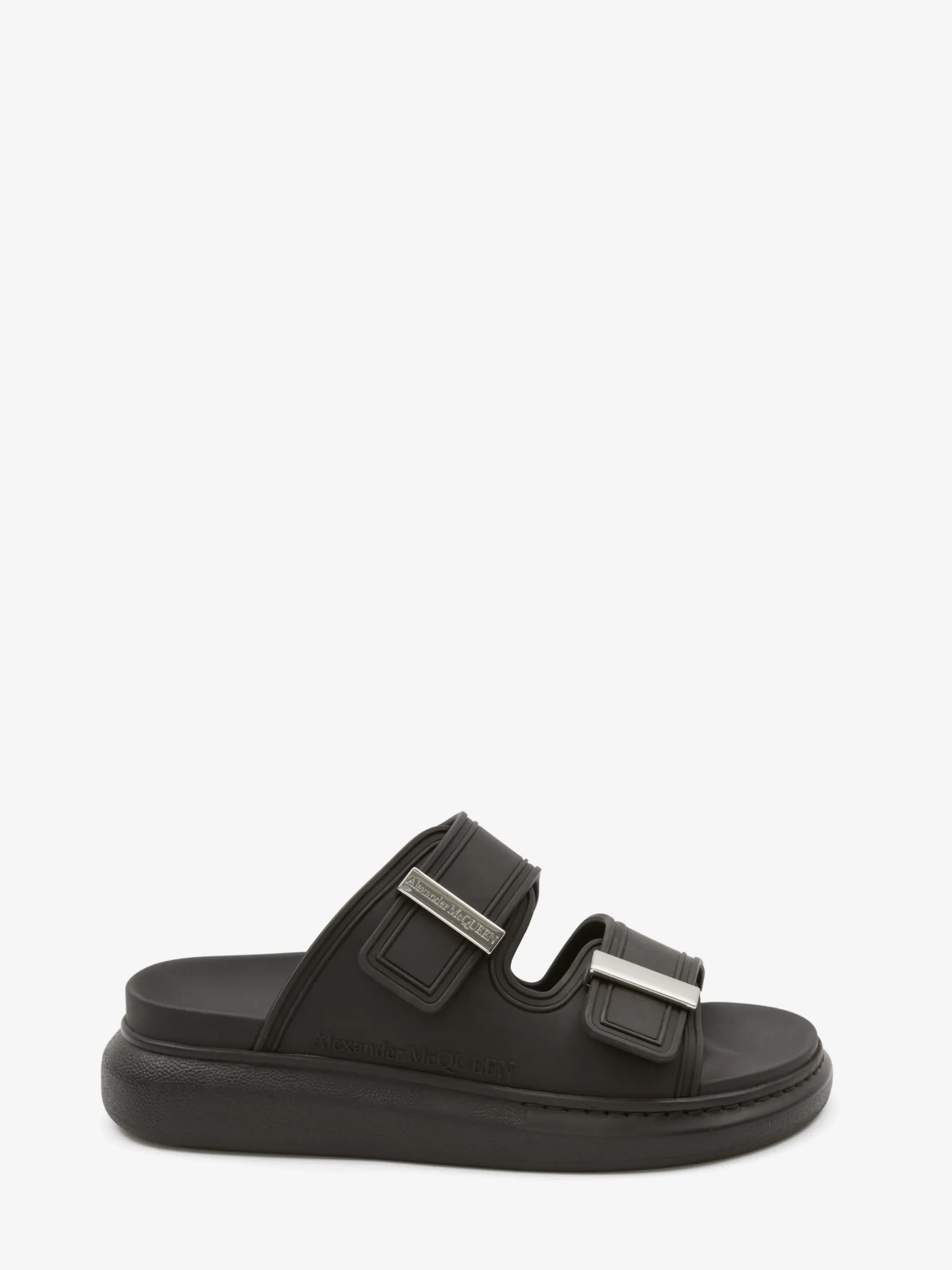 Sandali Hybrid da Uomo in Nero/Argento
