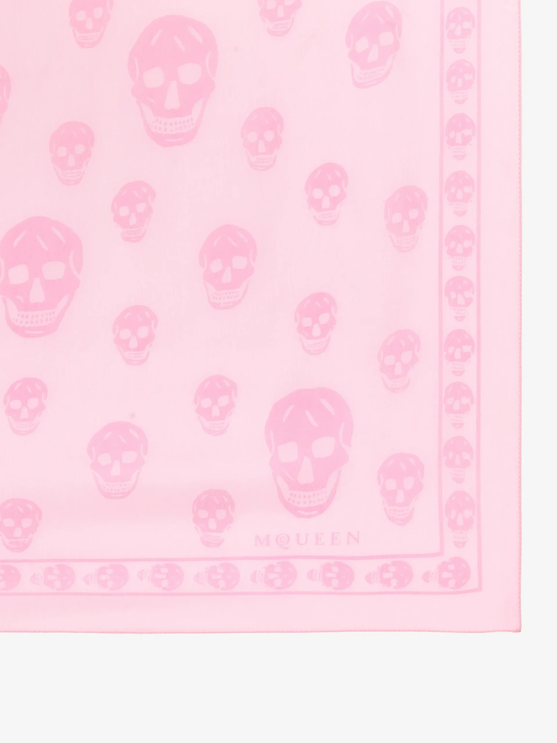 Sciarpa Skull classica da Donna in Rosa