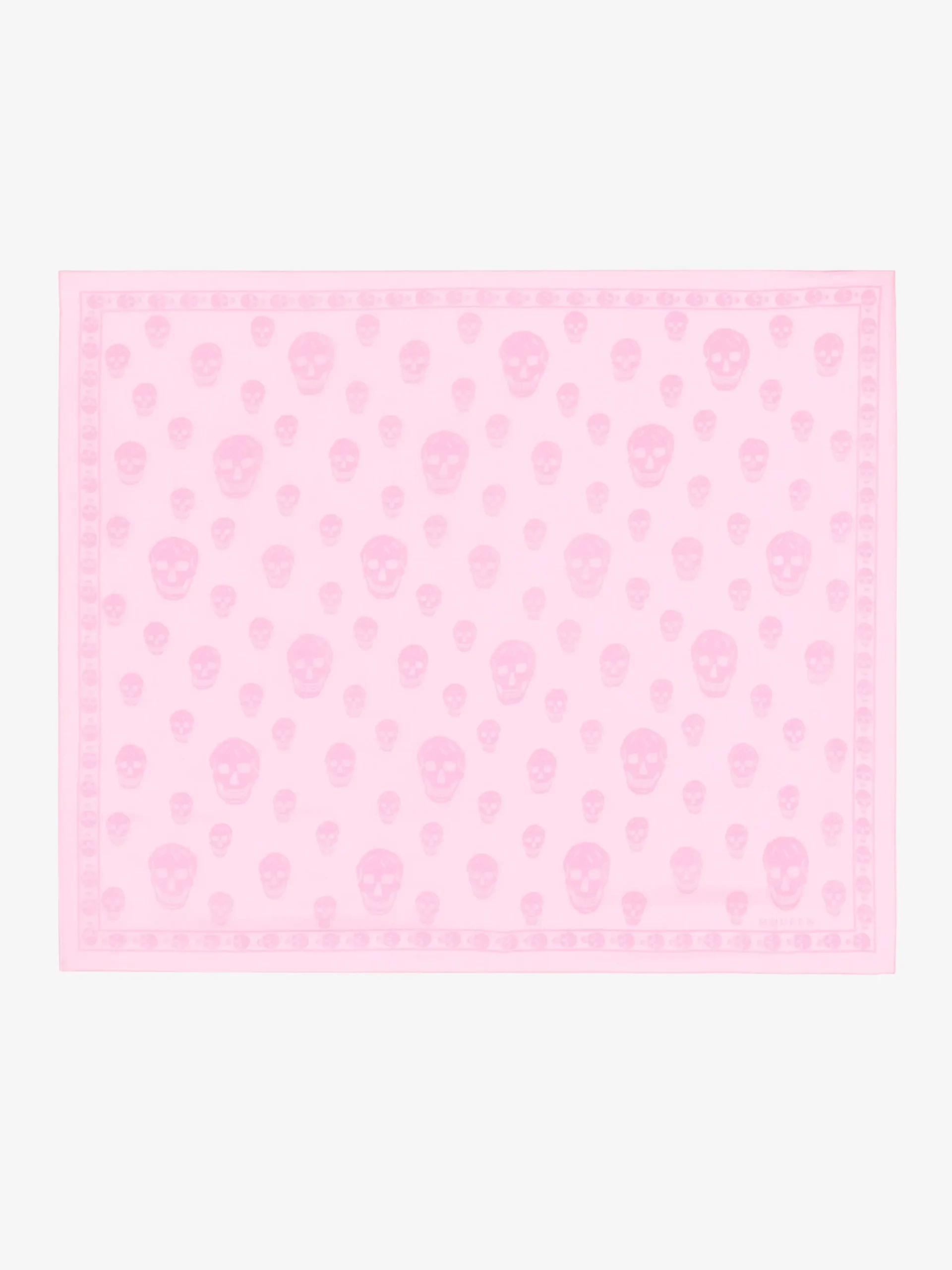 Sciarpa Skull classica da Donna in Rosa