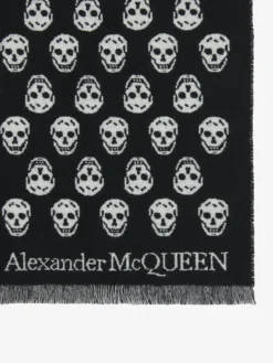 Sciarpa Skull da Donna in Nero