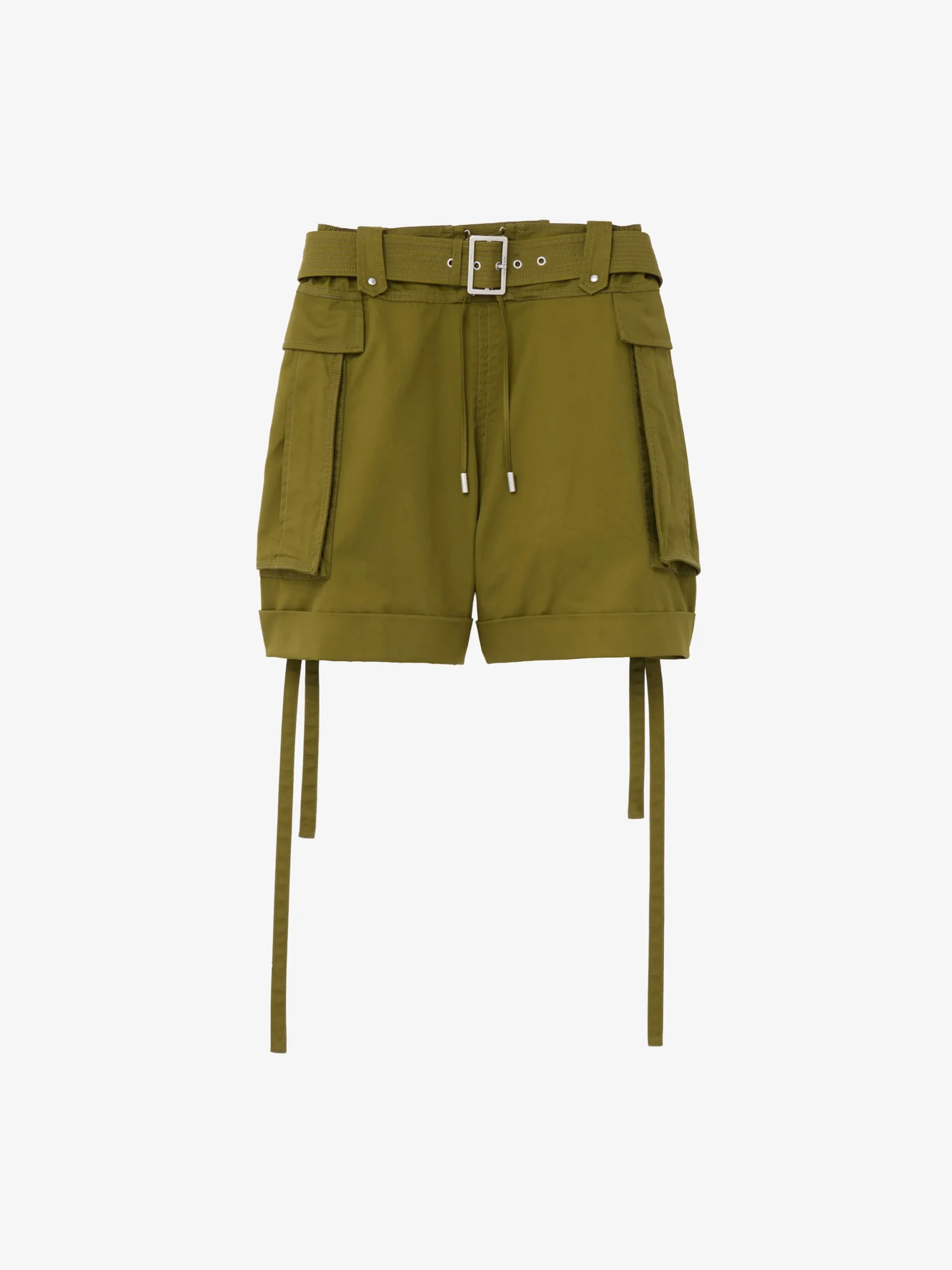 Shorts cargo oversize da Donna in Verde oliva