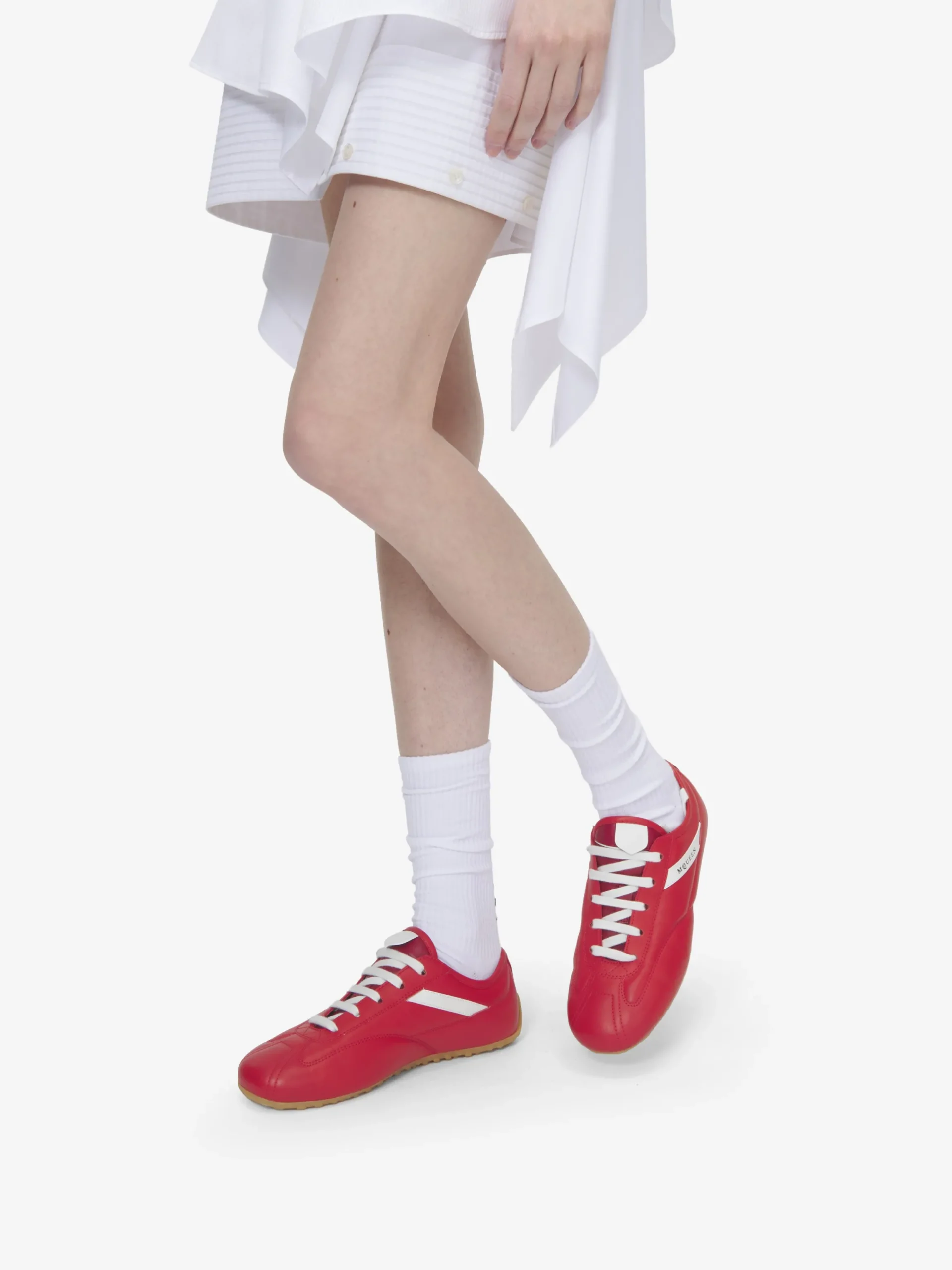 Sneaker Boxe Basse da Donna in Rosso