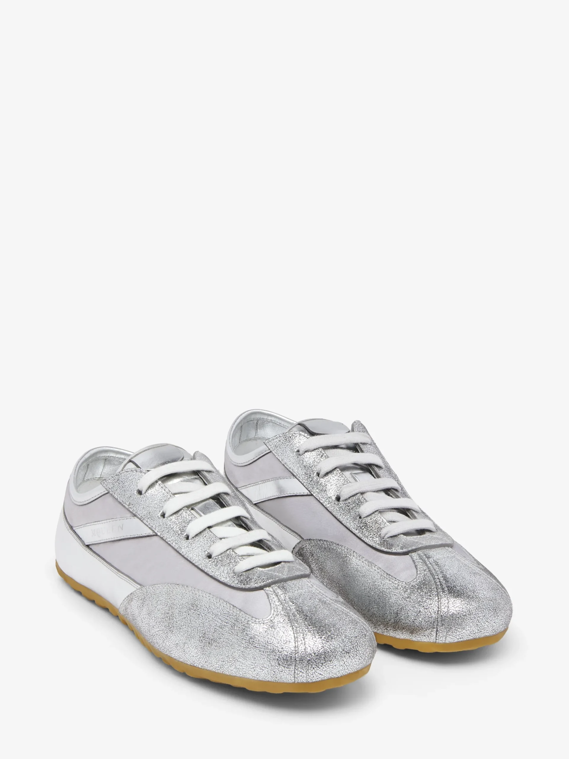 Sneaker Boxe Basse da Uomo in Argento