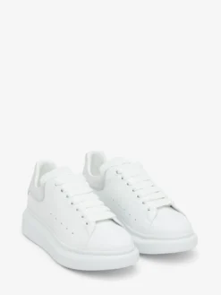 Sneaker Oversize da Donna in Bianco/Argento