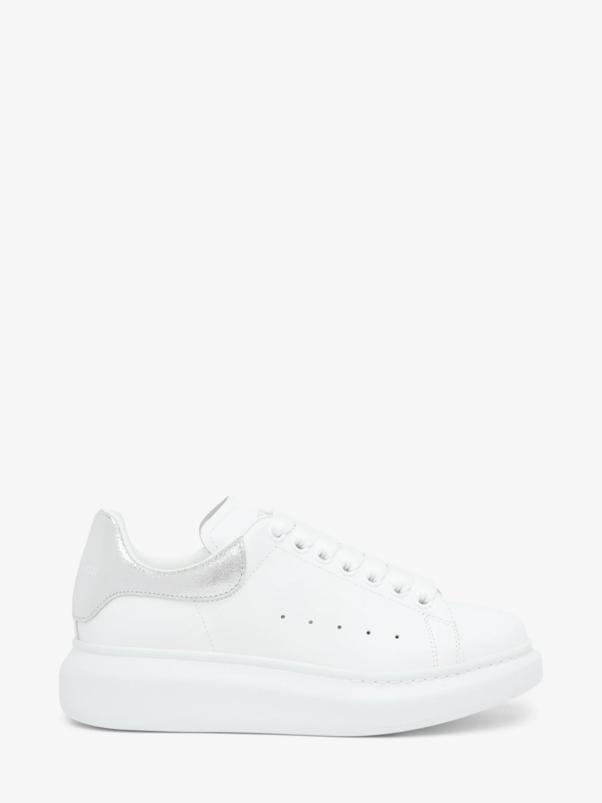 Sneaker Oversize da Donna in Bianco/Argento