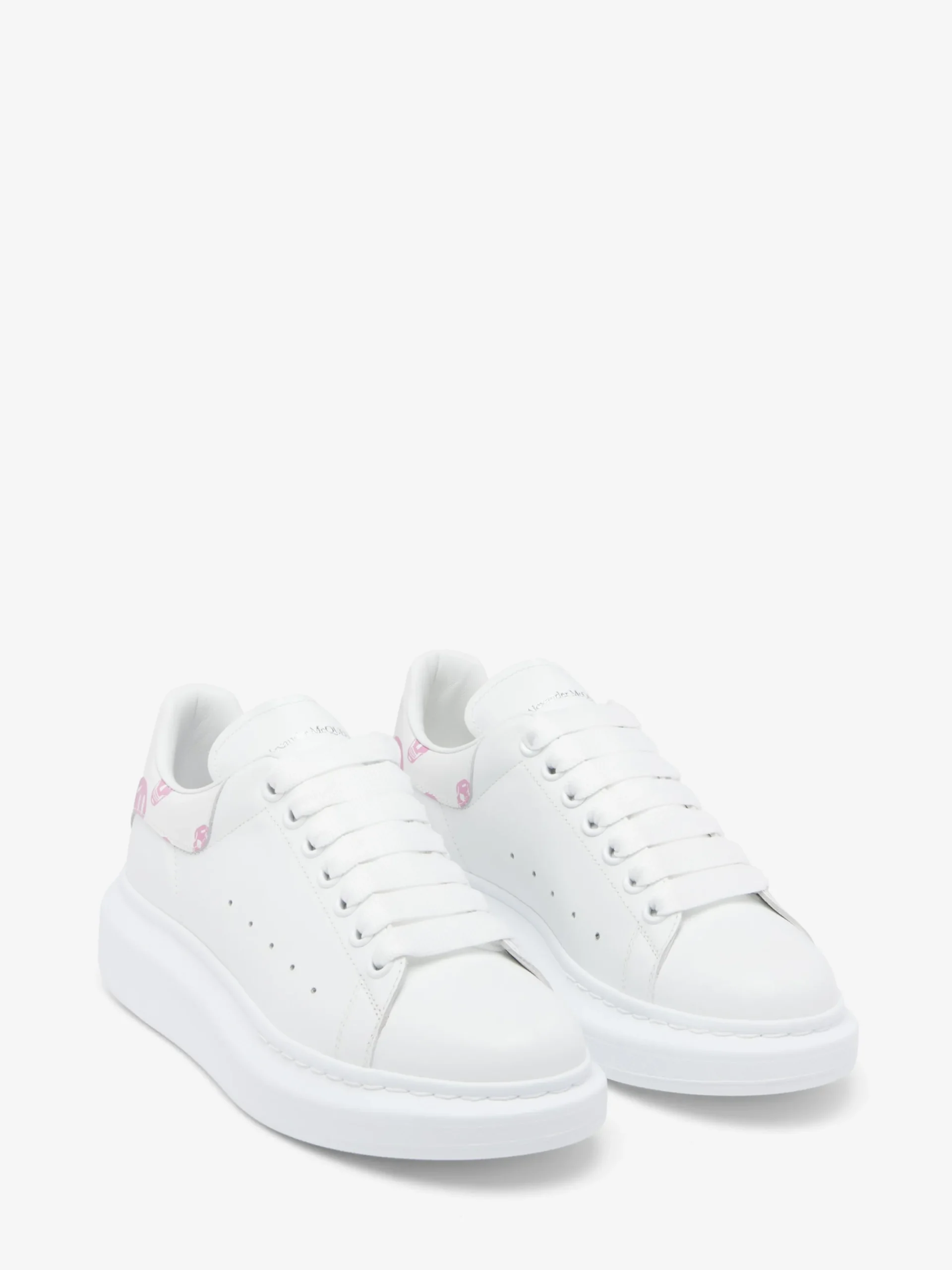 Sneaker Oversize da Donna in Bianco/Rosa