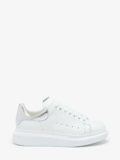 Sneaker oversize da Donna in Bianco/Argento