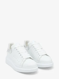 Sneaker oversize da Donna in Bianco/Argento