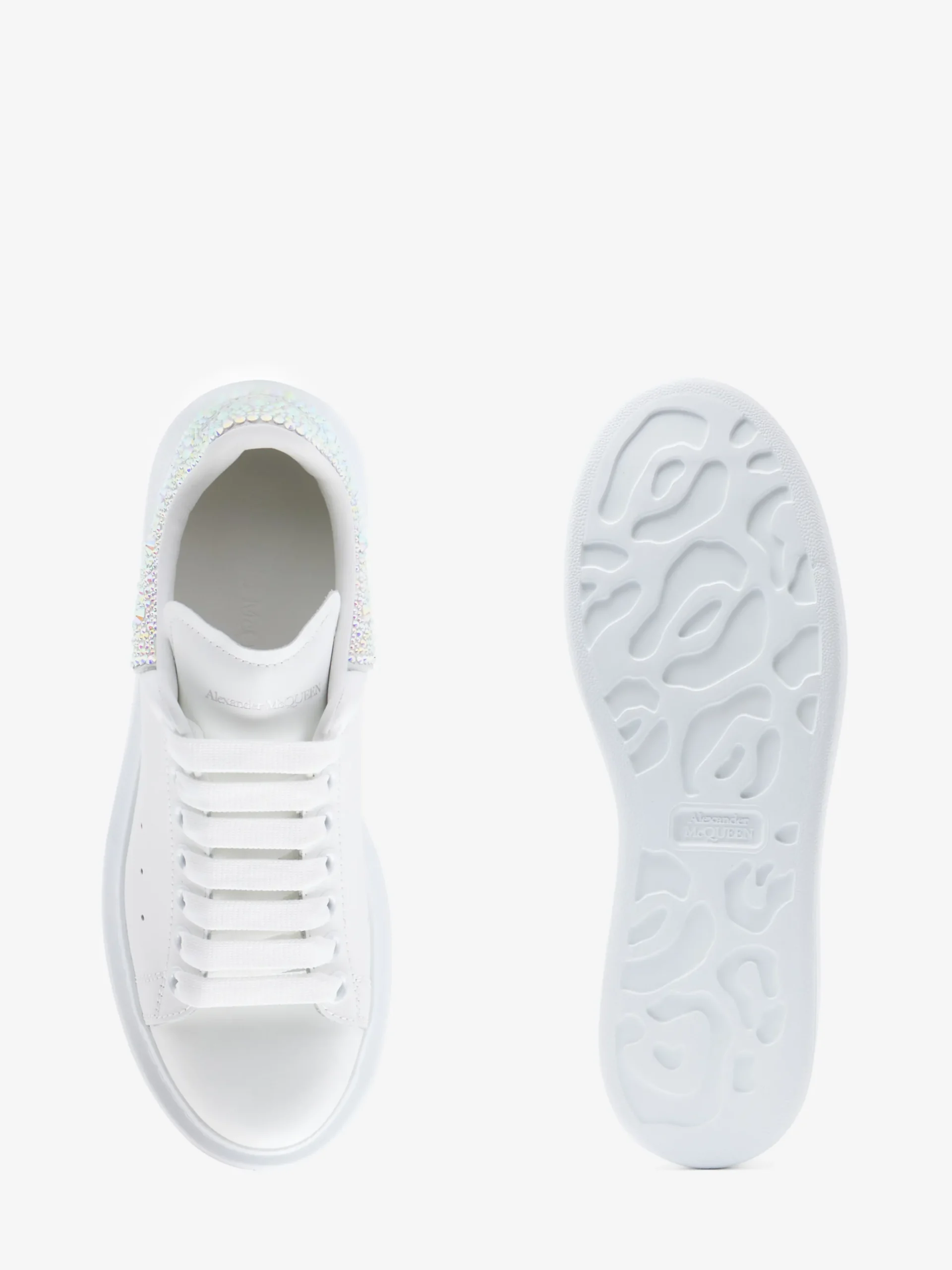 Sneaker Oversize da Donna in Bianco/Argento