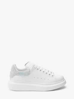 Sneaker Oversize da Donna in Bianco/Argento