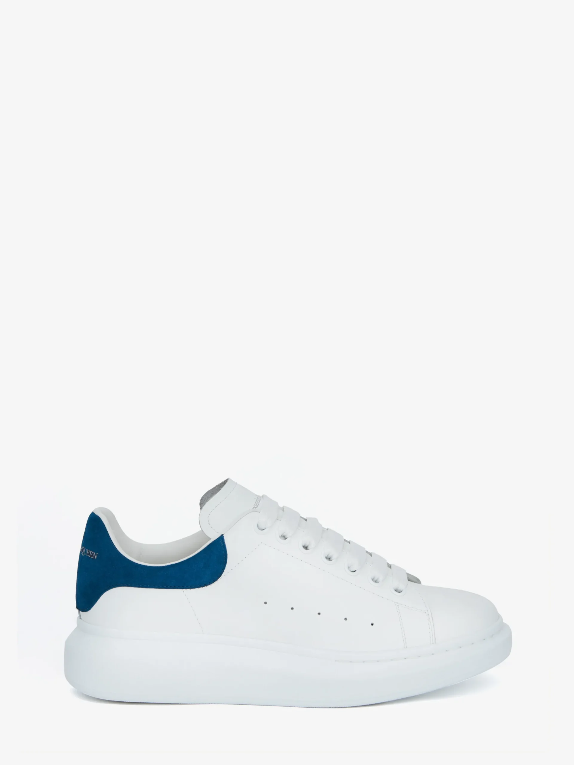 Sneaker Oversize da Uomo in Bianco/Blu Avio