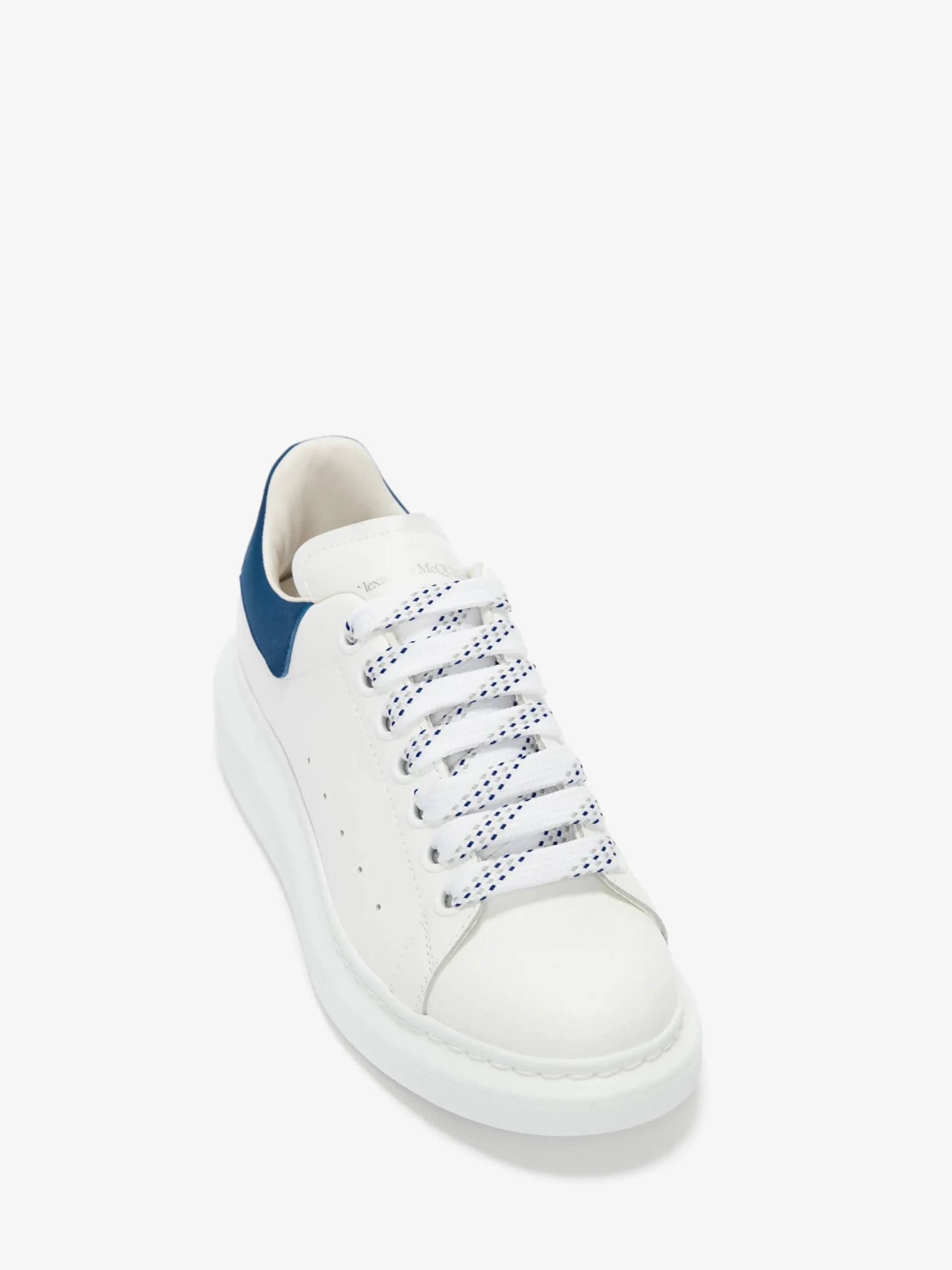 Sneaker Oversize da Uomo in Bianco/Blu Avio