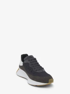 Sneaker Sprint Runner da Uomo in Grigio Scuro/Bianco