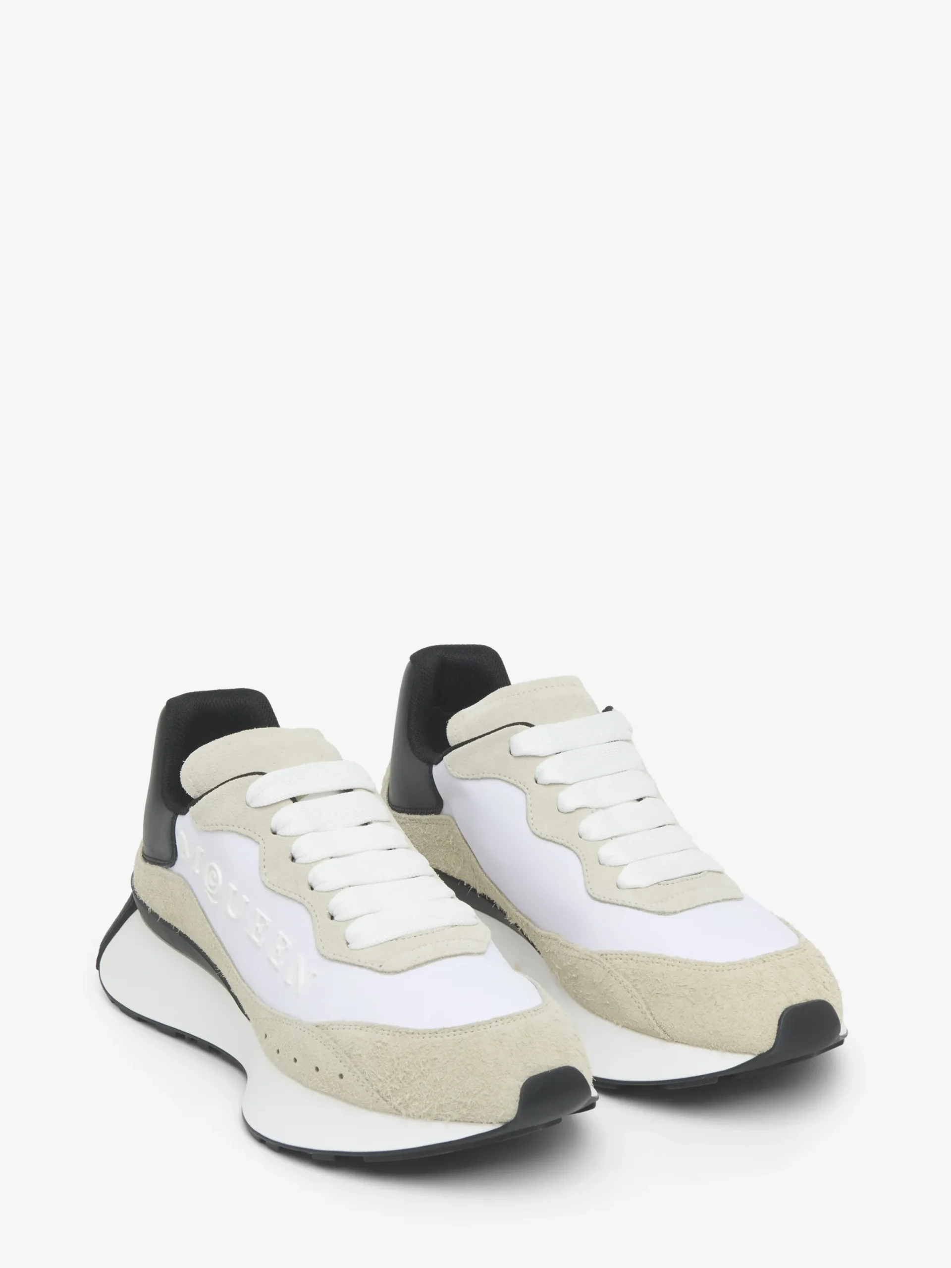 Sneaker Sprint Runner da Uomo in Grigio Chiaro