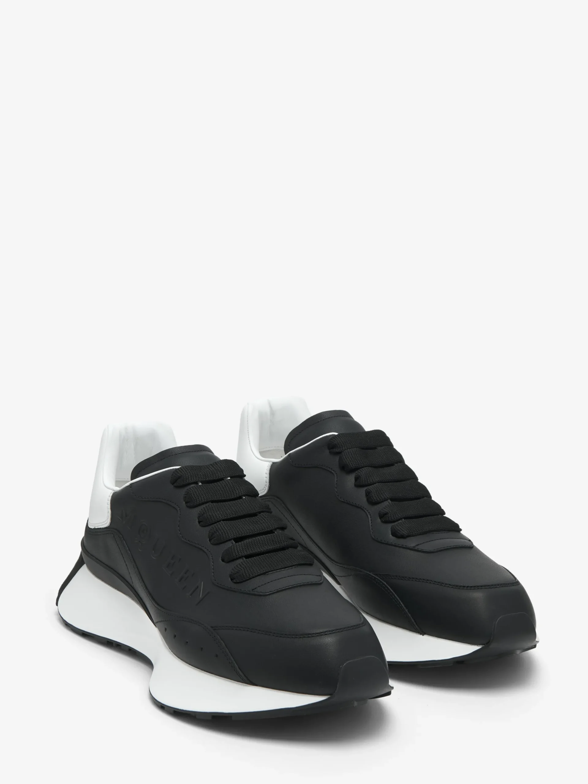 Sneaker Sprint Runner McQueen da Uomo in Nero/Bianco