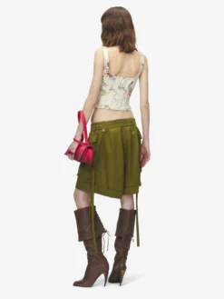 Top a corsetto floreale estivo da Donna in Multicolore