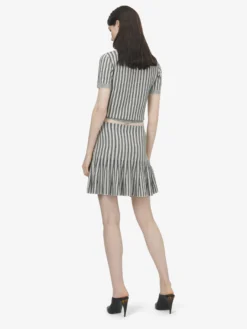 Top in maglia a righe da Donna in Avorio/Navy