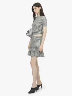 Top in maglia a righe da Donna in Avorio/Navy