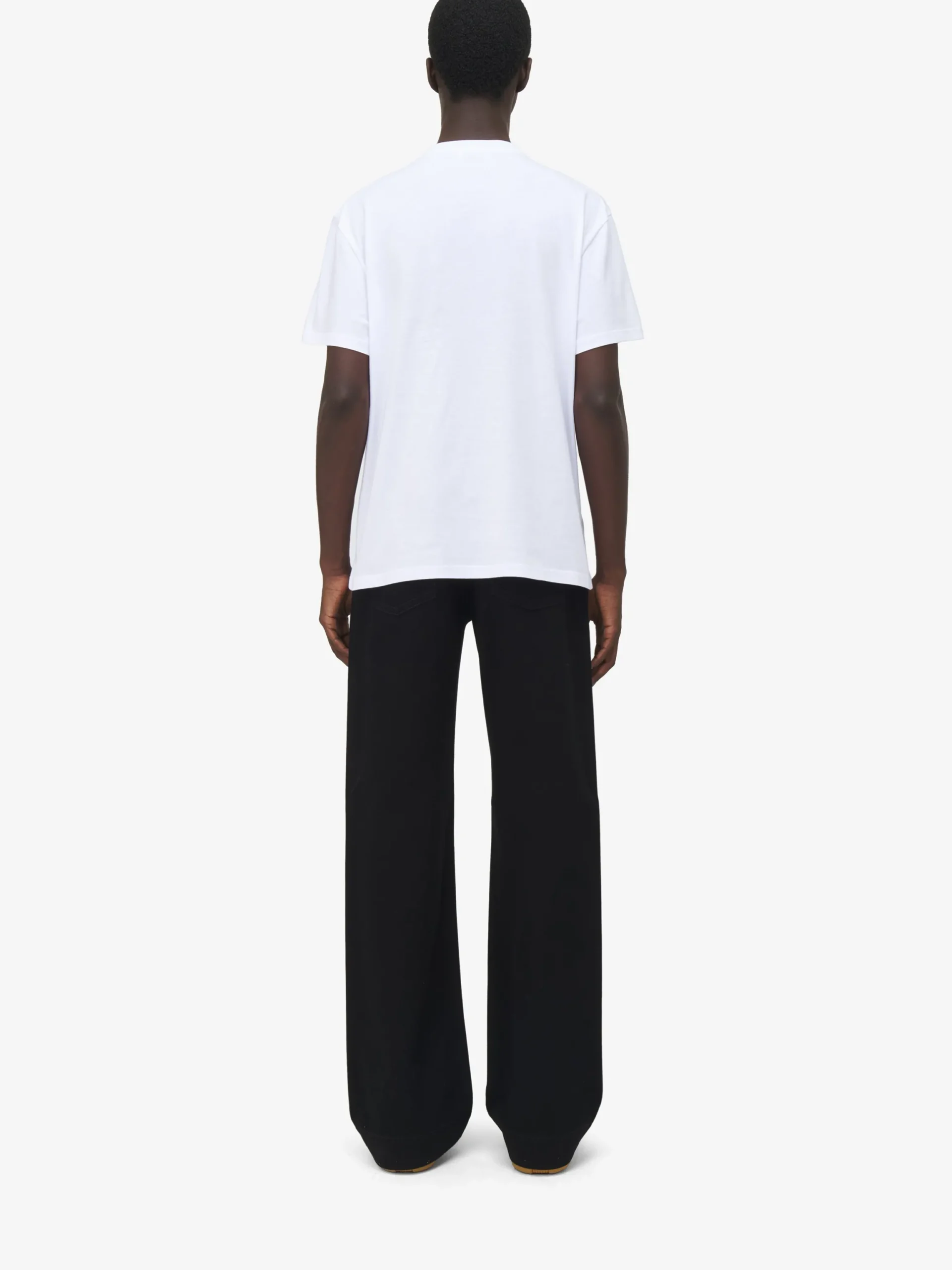 T-shirt con logo da Uomo in Bianco