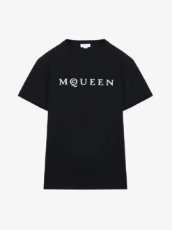 T-shirt con logo da Uomo in Nero