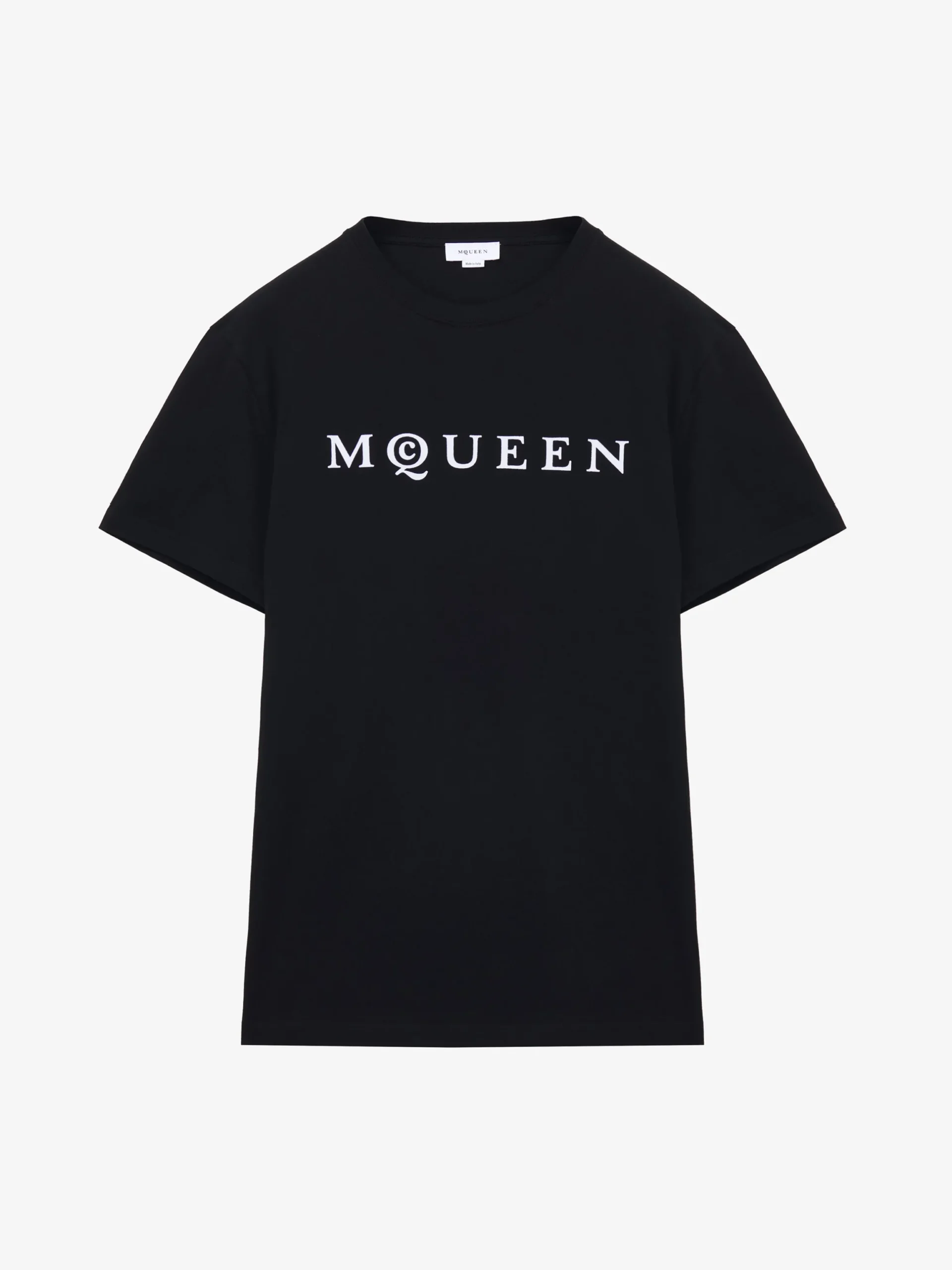 T-shirt con logo da Uomo in Nero